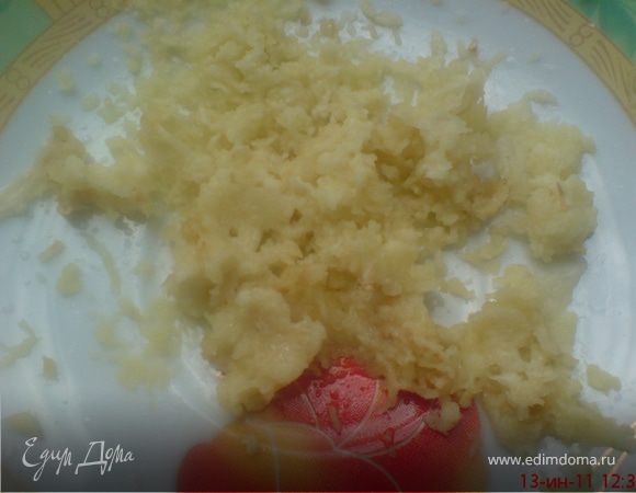 чеснок измельчить