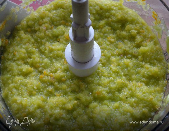 измелчаем всё до более-менее однородности 