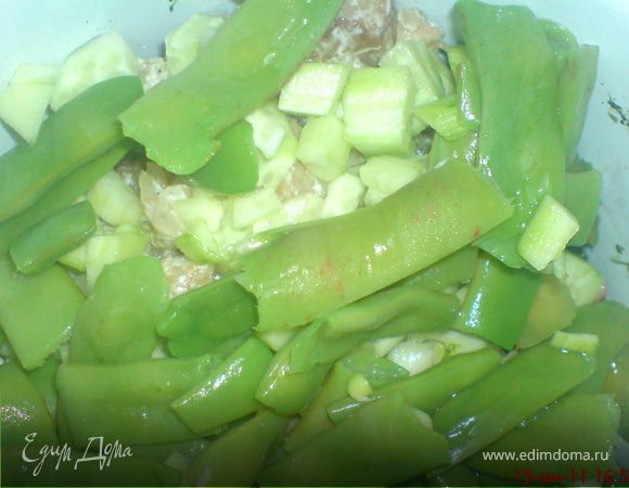 далее,огурцы и фасоль