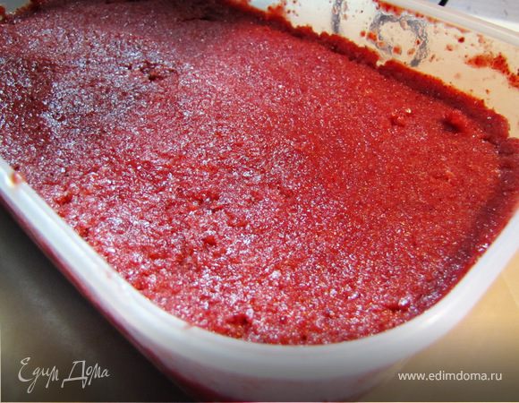 Время от времени достаем наше сорбе и перемешиваем