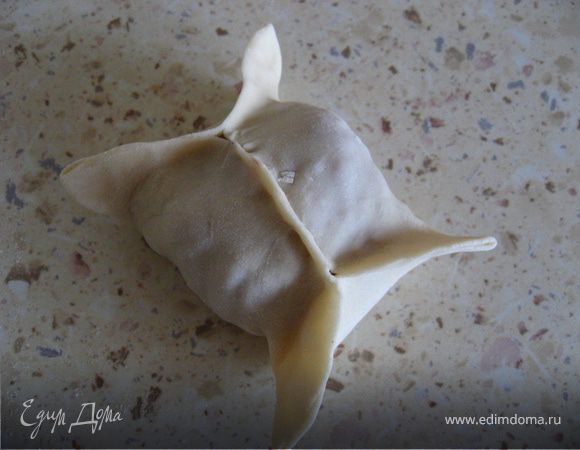 Защипываем.