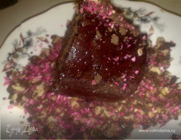 после обвалять в кокосово-шоколданой крошке