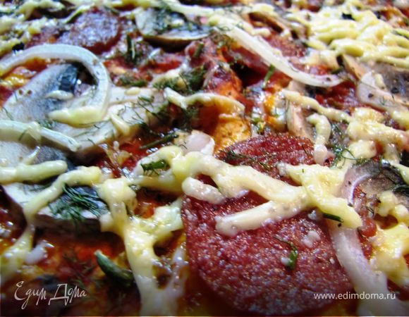 Отправила в горячую духовку.