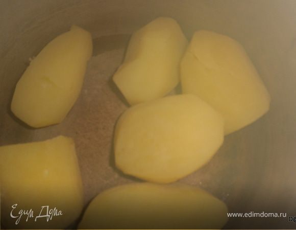 Картофель отварить