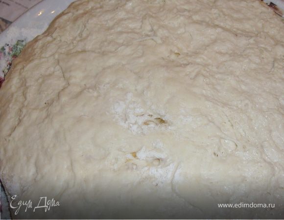 1)Тёплое молоко перемешай с сухими дрожжами и сахаром и 1 ст л. муки...накрой плёнкой и оставь в тёплом месте на 15 мин.Дрожжи активизируются.
 2)В Муку вмешай  дрожжевую массу.+кефир+соль+масло.Вымешай однородное тесто,не липнущее  рукам.