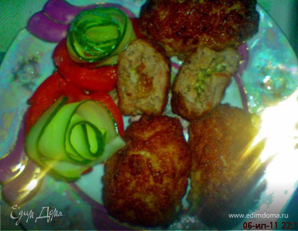 подавать с овощами.