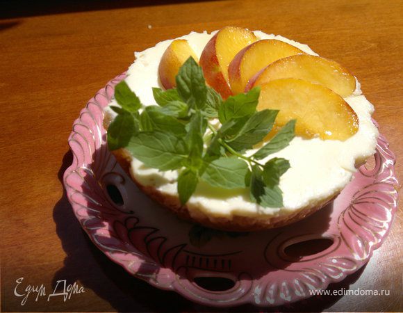 У меня вышло два маленьких чизкейка. Приятного чаепития!