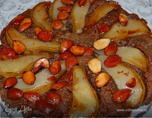 Достала из духовки, дала остыть и выложила на тарелке! Получился волшебный грушевый десерт, минимум сахара, вкусно, просто, быстро! Всем приятного аппетита!