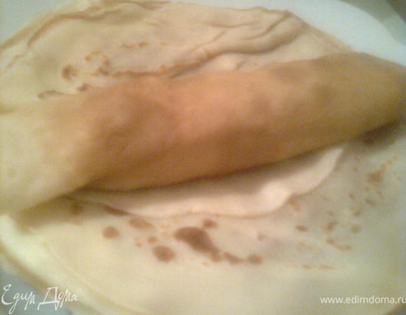 заворачиваем рулетиком