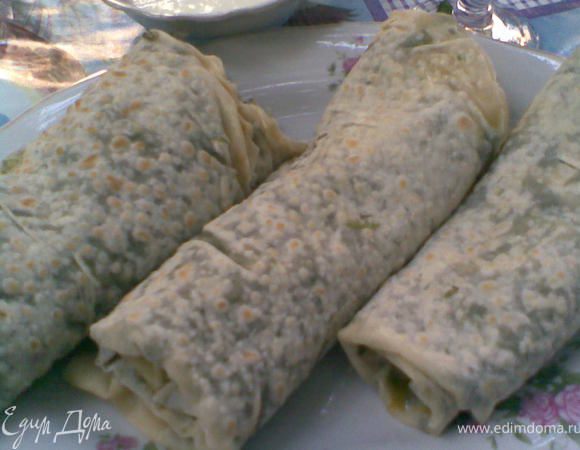 Если кто хочет ,это по вкусу, может во внутрь кутаба добавить сыр или творог, когда снимаем с сача кутаб, его хорошенько смазываем сливочным маслом. Вкус не могу передать отсюда)))))) Я люблю есть его с мацони, кто как хочет))))
Приятного всем аппетита!!! Мне было очень приятно есть его!! хихихи)))