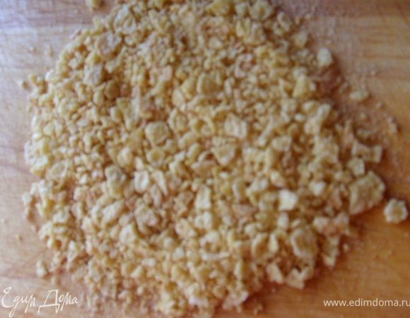 хлопья также измельчаем