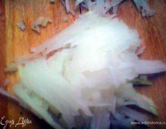 лук нашинковать мелко