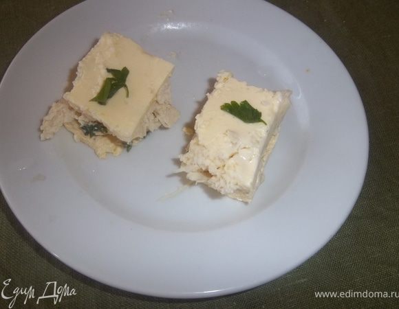 Перед подачей нарежь кубиками