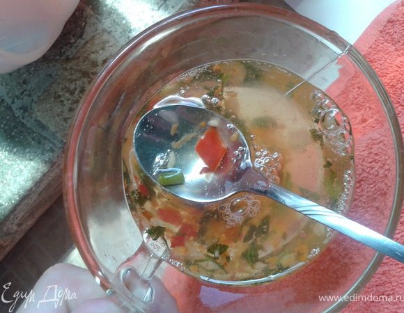 Взбить немножечко белок с заправкой (заправка есть у меня в рецептах на 2 странице)