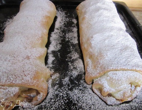 По желанию, после выпечки притрусить пудрой.