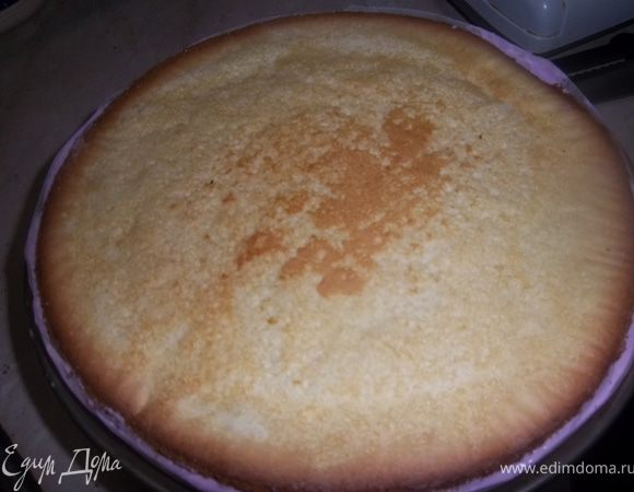 Накрываем вторым коржом