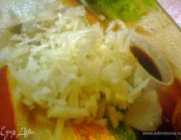 лук порубить мелко 