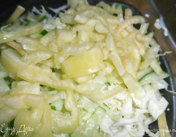 Перец также полосками