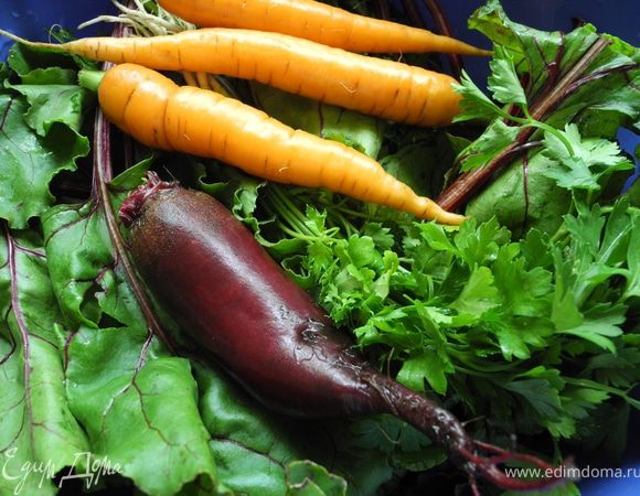 Подготовить овощи - хорошенько промыть.