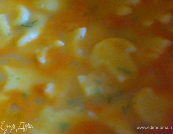 Варим слегка помешивая еще 5 минут.Все супчик готов! Приятного аппетита всем членам вашей семьи)))