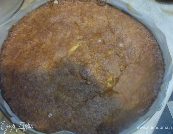 Накрываем бисквитом