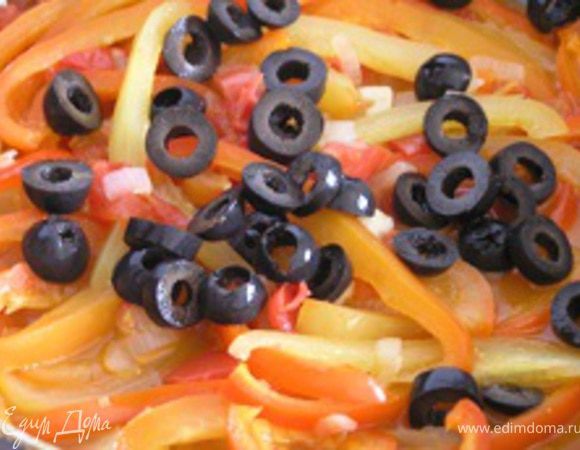 каперсы. Посолить, поперчить. Тушить минут 15.