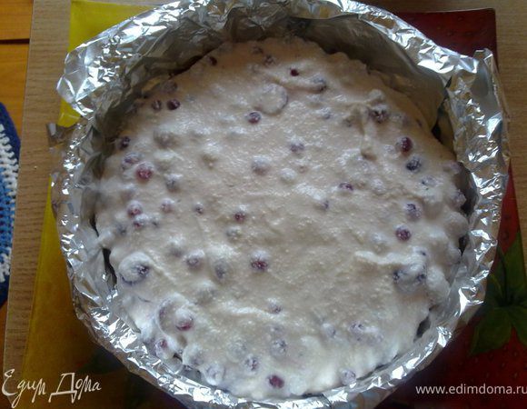 Выкладываем крем