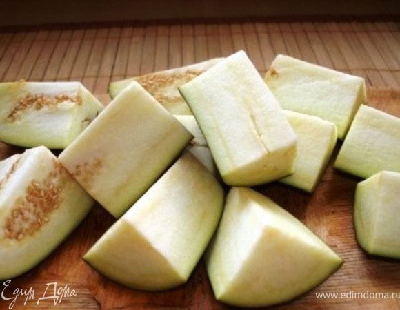 Баклажаны промываем