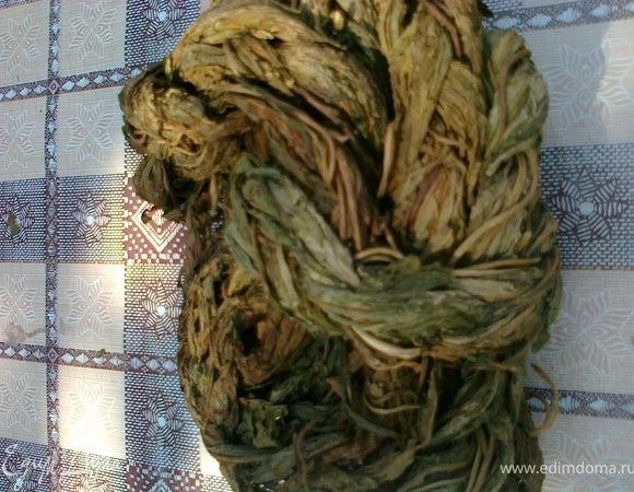 румеск режем на куски,моем