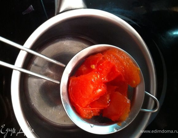 продавливаем через сито.