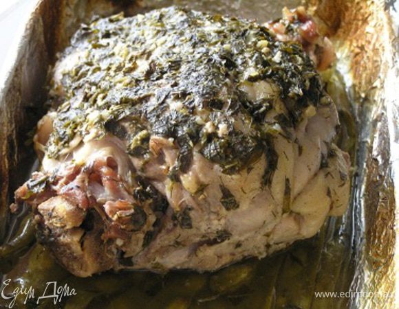 А вот и долгожанный результат! Мясо получилось сочное, нежное и ароматное, стручки фасоли просто тают во рту, ммм...