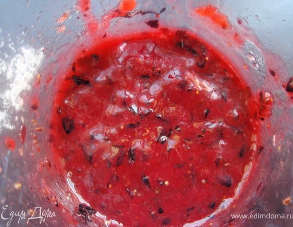 Вот такая яркая и красивая смесь получается. Это уже очень хочется съесть)