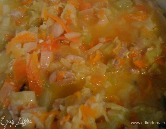 Готовы овощи, готова курочка – смешиваем! Вкусно, нежно. Приятного аппетита.