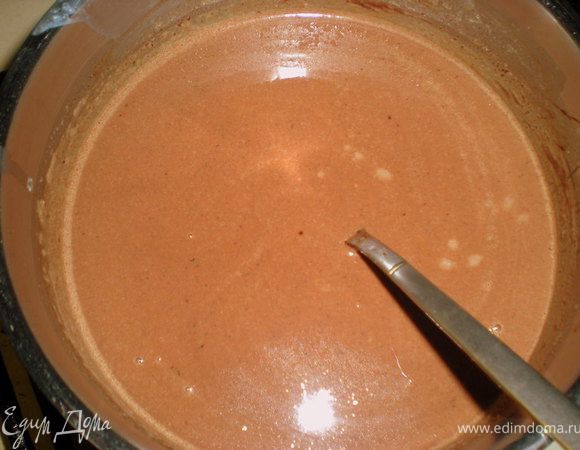 Добавить шоколад,коньяк.