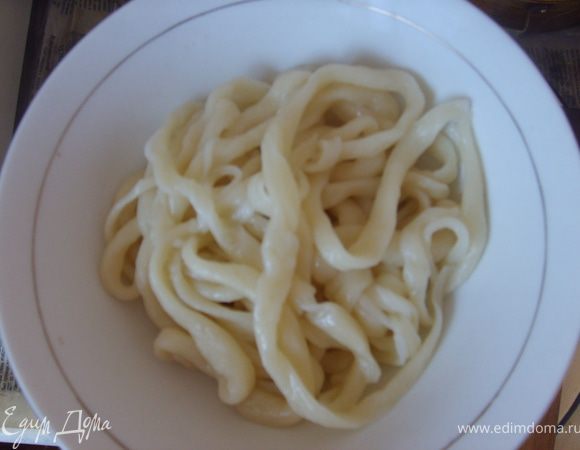 Теперь "собираем" наше блюдо: Сначала Салма 