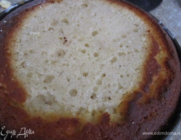 Накрыть коржом.
Поставить в холодильник на 5 часов (лучше на ночь).