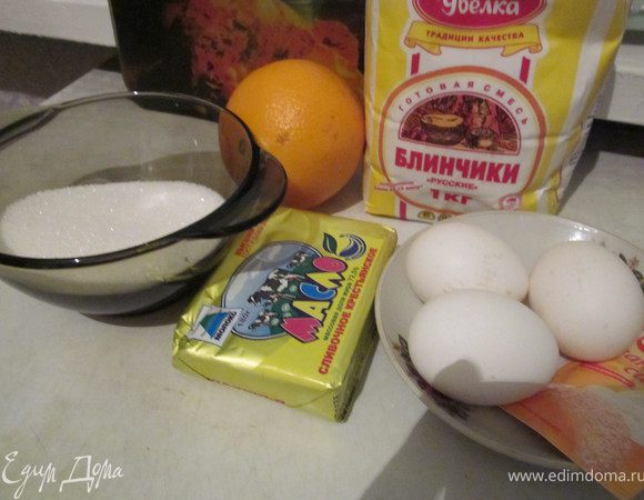 Набор продуктов для маффинов: