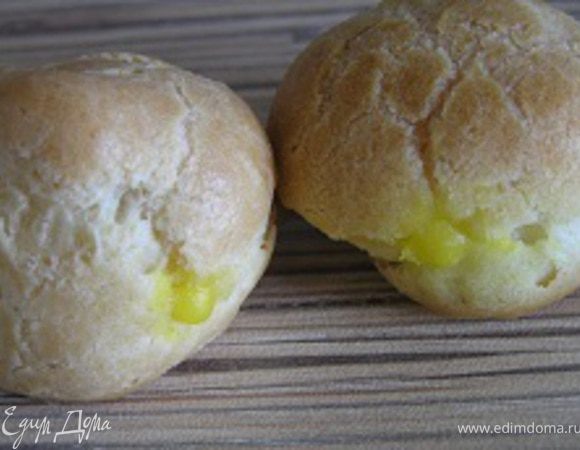Профитроли с лимонным кремом приготовить по моему рецепту http://www.edimdoma.ru/recipes/26307