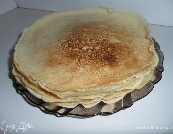 напекли блинов...