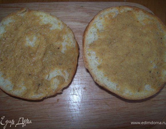 смазать горчицей