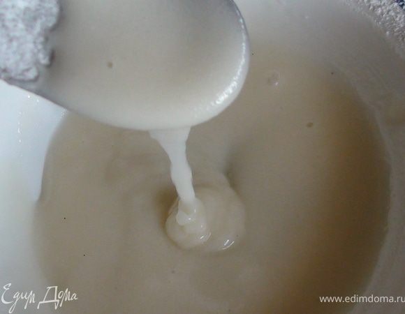 ... Если слишком жидкая можно добавить ещё пудры...