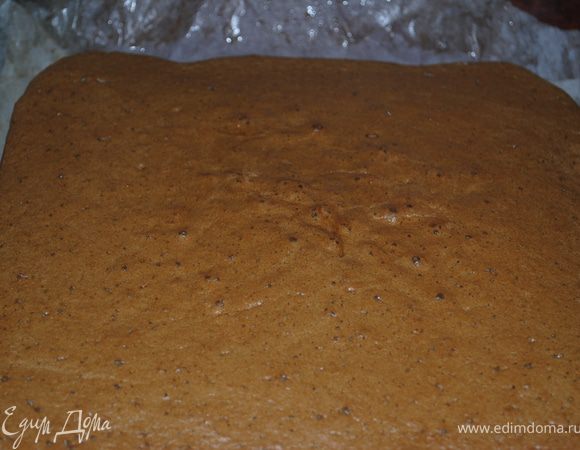 Когда торт готов даем время ему остыть.