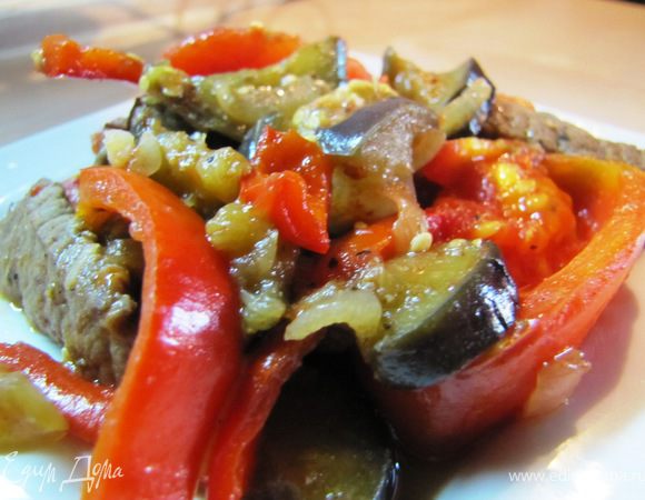 Через 3-5 минут наш ужин готов. Приятного аппетита.