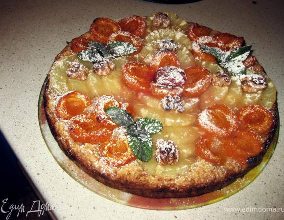 Готовый тартик выложить на тарелку и посыпать сахарной пудрой.
* можно украсить мятой
ПРИЯТНОГО АППЕТИТА!!