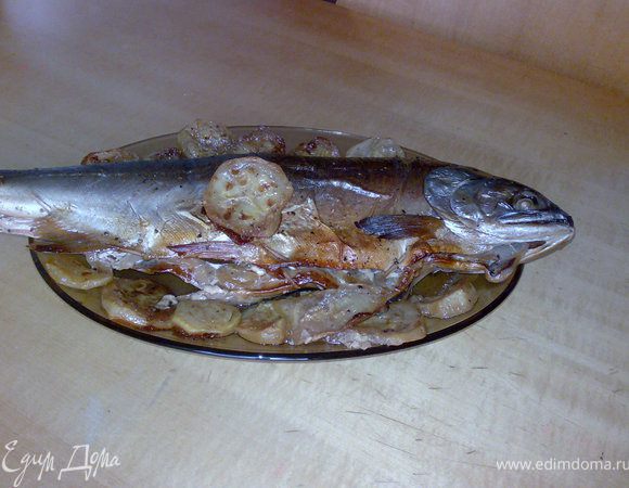 Вот и готовая рыбка.
