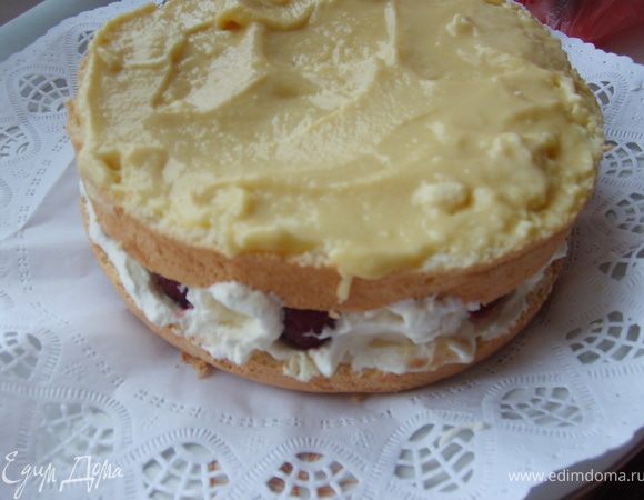 Так же поступаем и остальными коржами