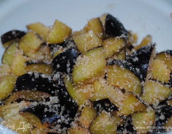 посыпать сахаром