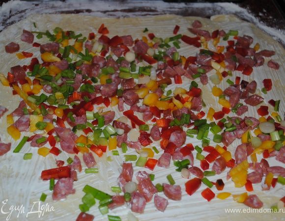 потом зеленый лук