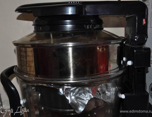 и печь дальше при тех же параметрах 50 минут