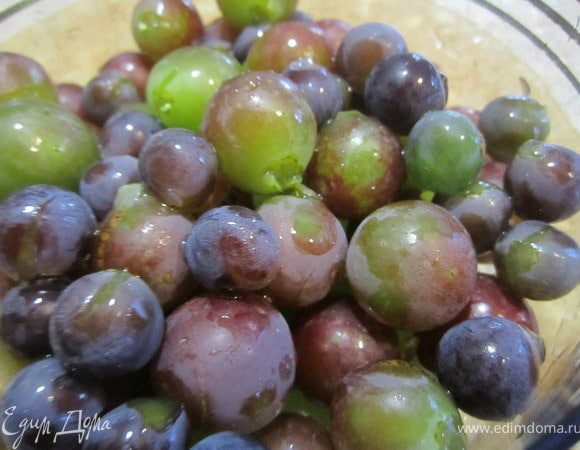 Виноград помыть.
